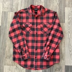 Burton Brighton Flannel Shirt
organic cotton
Men’s Small
Red Black Buffalo Plaid